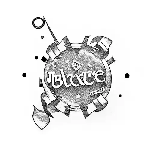 A Graffiti-inspired Tattoo Featuring The Word 'Impulsive' In A Bold And Edgy Lettering Style