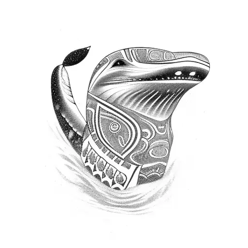 Native American Whale Totem