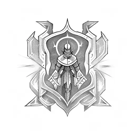 Knight On A Tarot Card