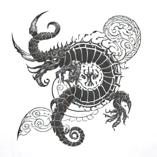 Capricon And Scorpio Zodiac Sign