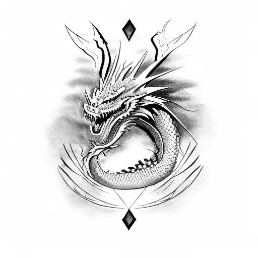 An Mechalical Barbed Wire And Nato Wire Dragon