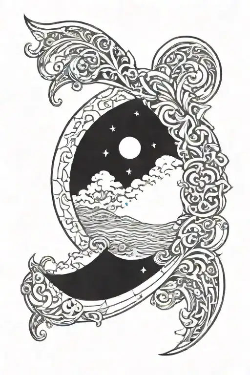 Half Moon Down The Logo