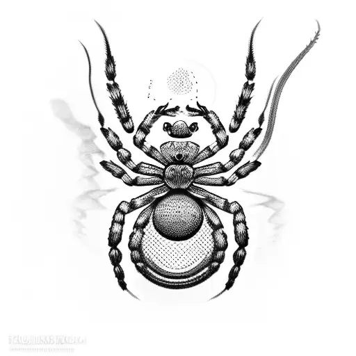 Spider Fighting Snake