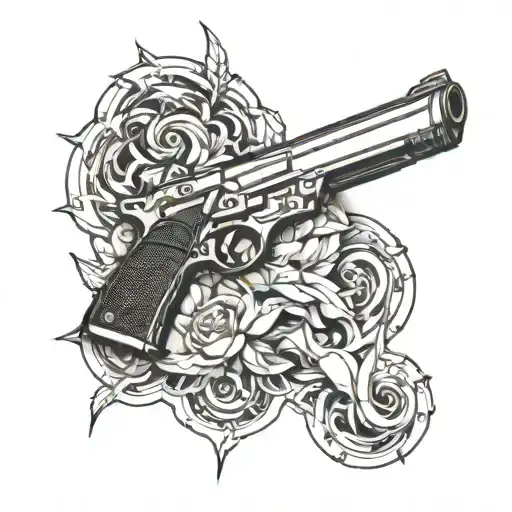 Gun On Side Leg Sleeve