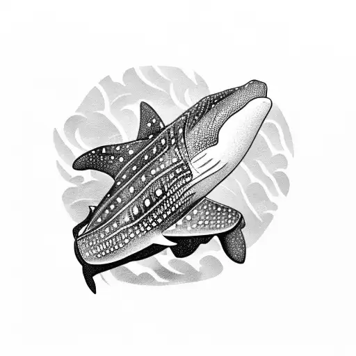 Whale Shark Swimming In The Ocean