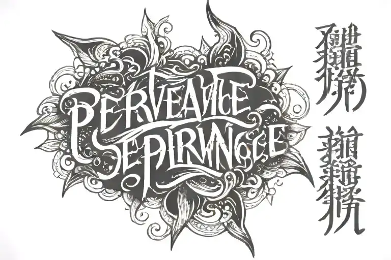 Perseverance Word Written