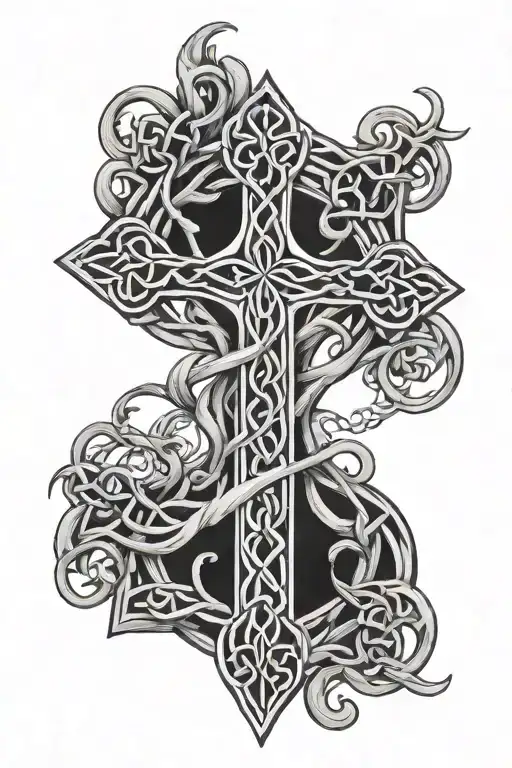 Celtic Tree Cross