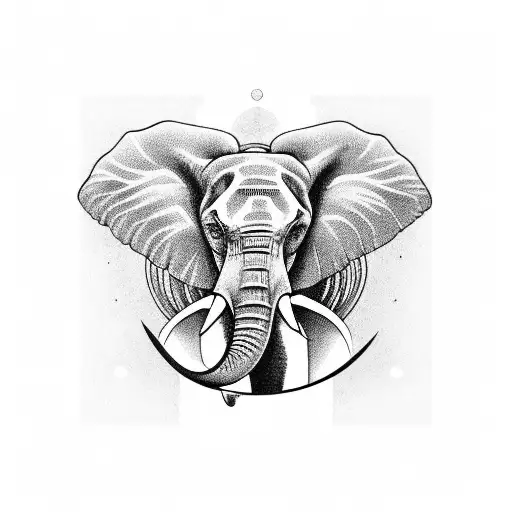 Elephant With Virgo Sign