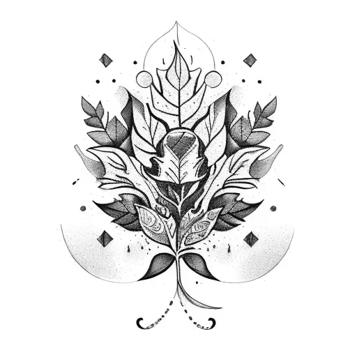 A Video Game Controller Made Of Nature Elements Like Leaves And Flowers