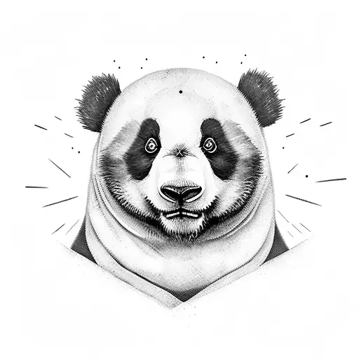 Panda Segurando A Palavra Sunshine