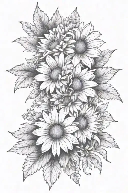 Daisy And Chrysanthemum Bouquet