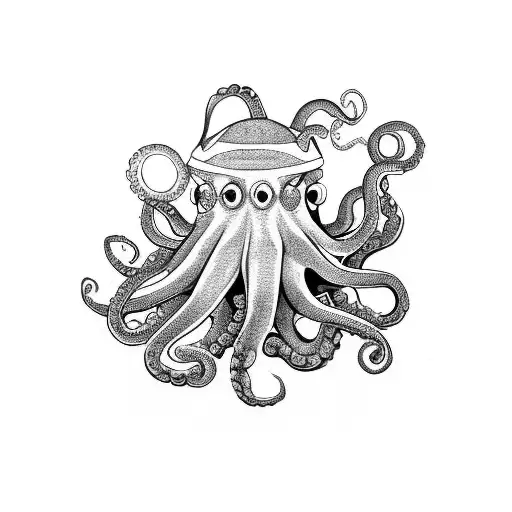 Octopus Hugging A Tardis