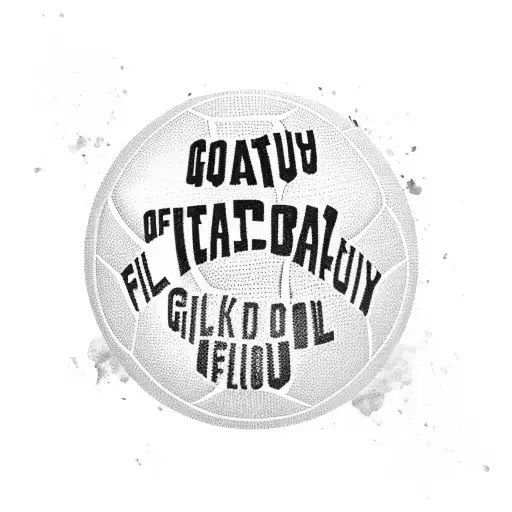 Football Field With A Godly Quote