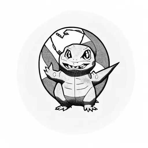 Charmander Pokemon Holding A Great Ball