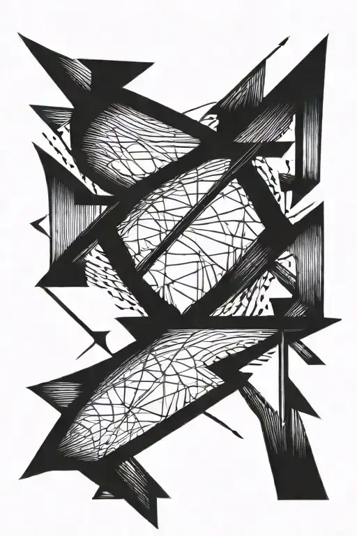 Arrow With Coordinates Beautifully Intertwined