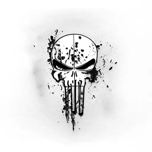 Punisher Skull Harley Logo