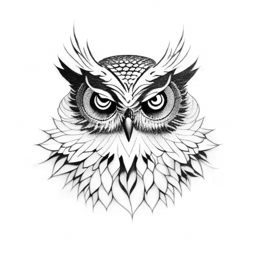 Dark Fantasy Owl That Shows Wisdom And Inspires Growth