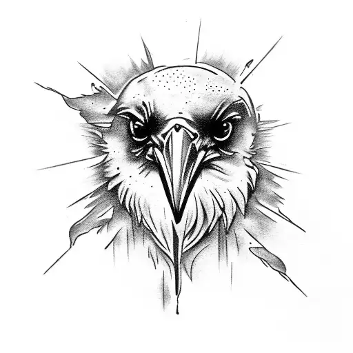 Raven With Embrace Suffering Font