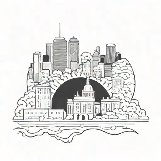 Kansas City Skyline Blended