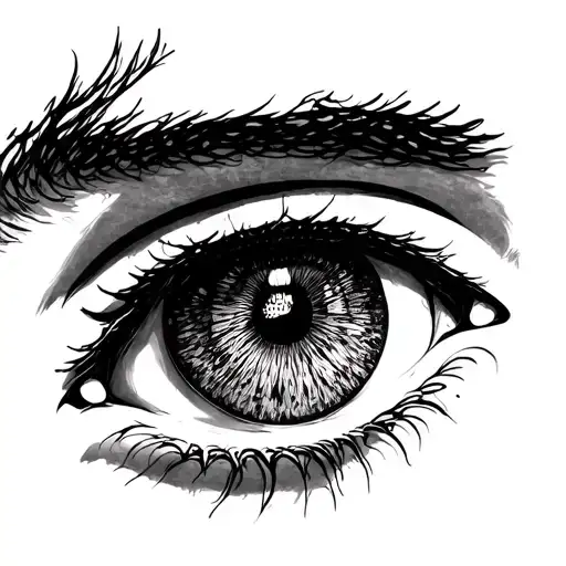 Psychedelic Eye With 2 Pupils