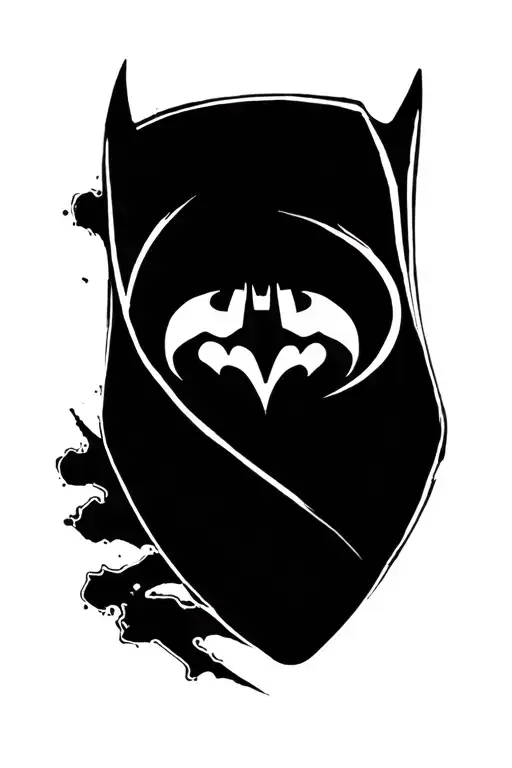 Guitar Plectrum With Batman Logo