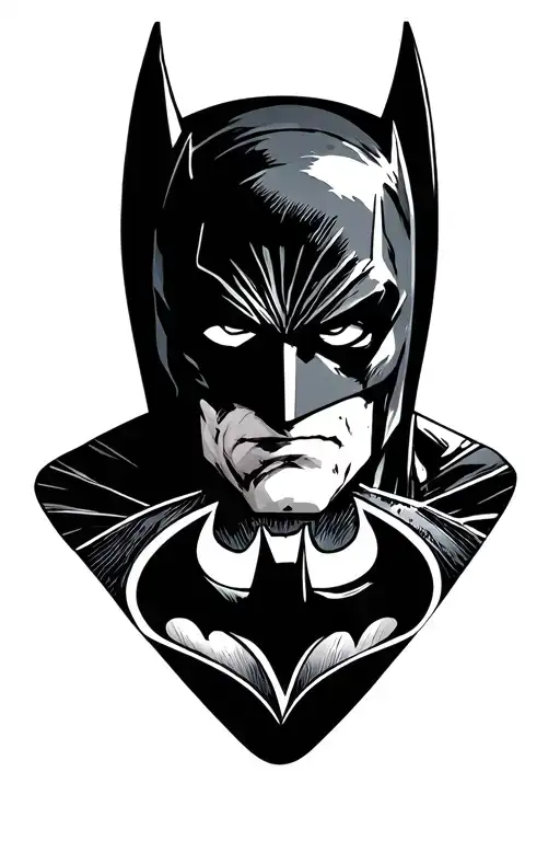 Guitar Plectrum With Batman Logo Incorporated