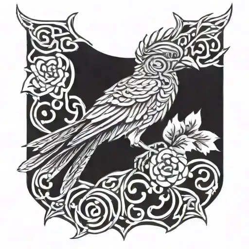 Coverup Celtic Bird