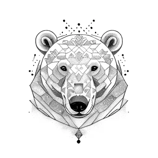 Polar Bear And Peach Sleeve