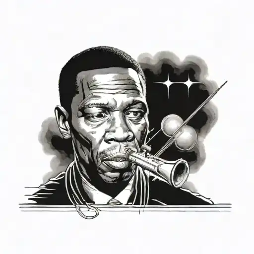 A Sci-fi Inspired Portrait Of John Coltrane As An Extraterrestrial Being