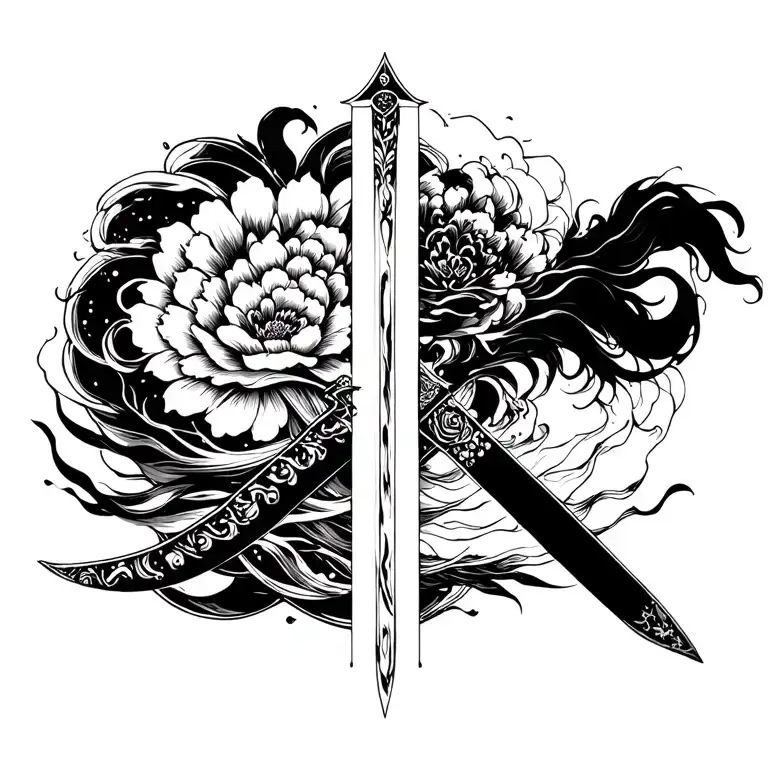 Olas Japonese Sword Whith