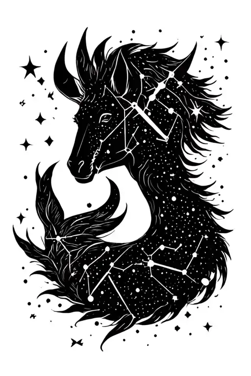 Constellation And Sagittarius Sign