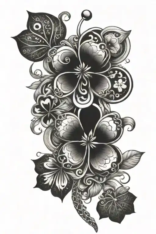 Lucky Clover Combined With Eye Money