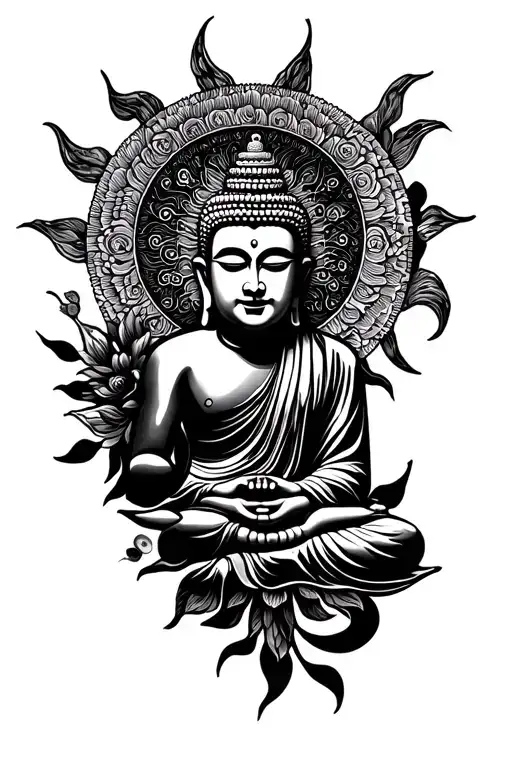 Buddhismus Taoismuas Along With Big Sun Made