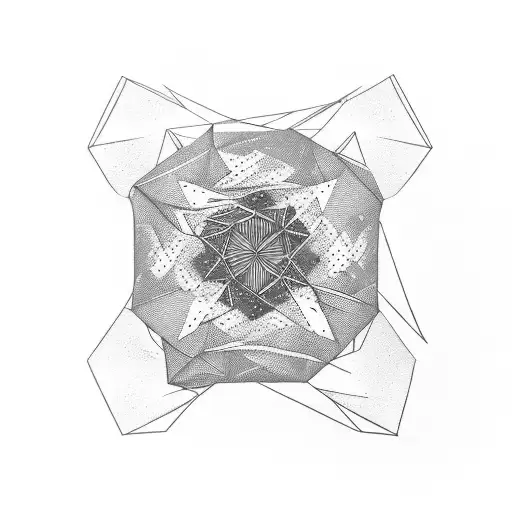 Abstract Geometric Design Inspired By The Estrela Star