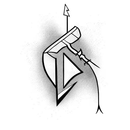 Arrow With Lightning