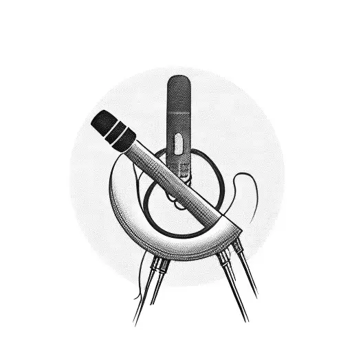 Incorporate A Microphone And Musical Notes With A Silhouette Of Ponmudi In The Background