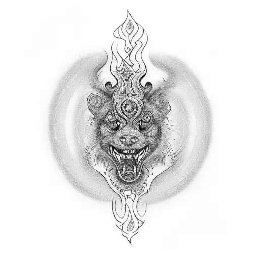 Hindu Rectal On Forearm