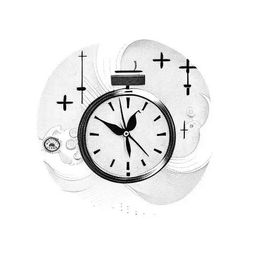 A Clock Running Forever In A Locker With Money Going In And Out