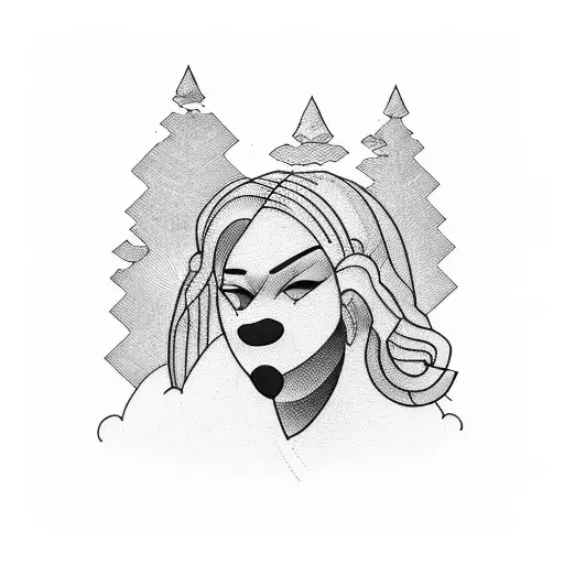 Girl Mountain Biking