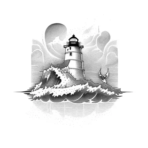 Lighthouse With Viking Vibes