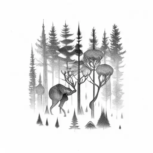 Creepy Forest Sleeve