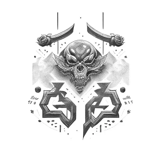 816 In Lettering Gangster Font