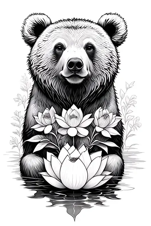 Lilas Lotus Forest Bear We Live