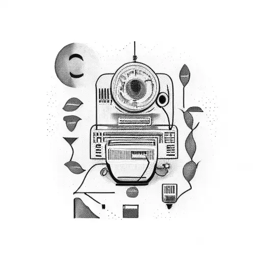 A Vintage Computer Monitor Displaying The Birth Year 1995