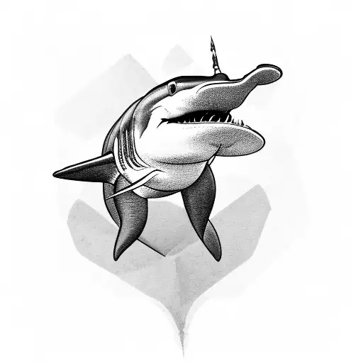 Realistic Hammerhead Shark