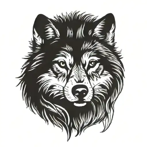 Wolf Standing Proudly Display