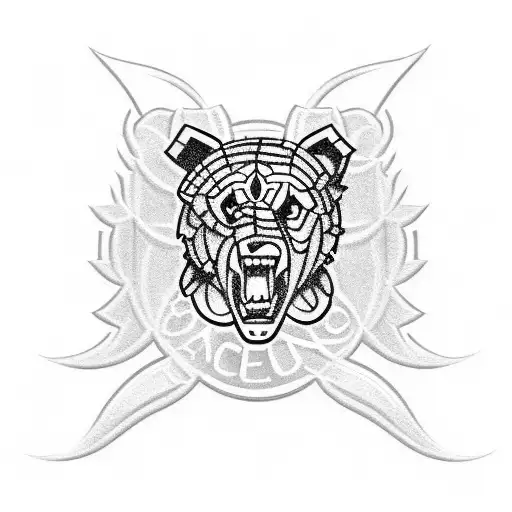 Boston Bruins Emblem With Black And Yellow Roses