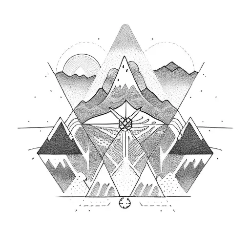 Mountains And Beaches With Hidden Virgo Star Sign