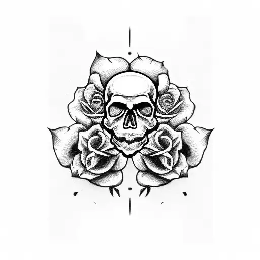 Skull And Roses