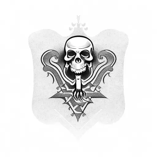 Grim Reaper With Latin